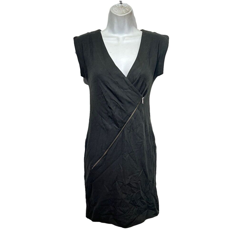 Marc by Marc Jacobs green exposed zip 100% wool Shift Dress Size XS